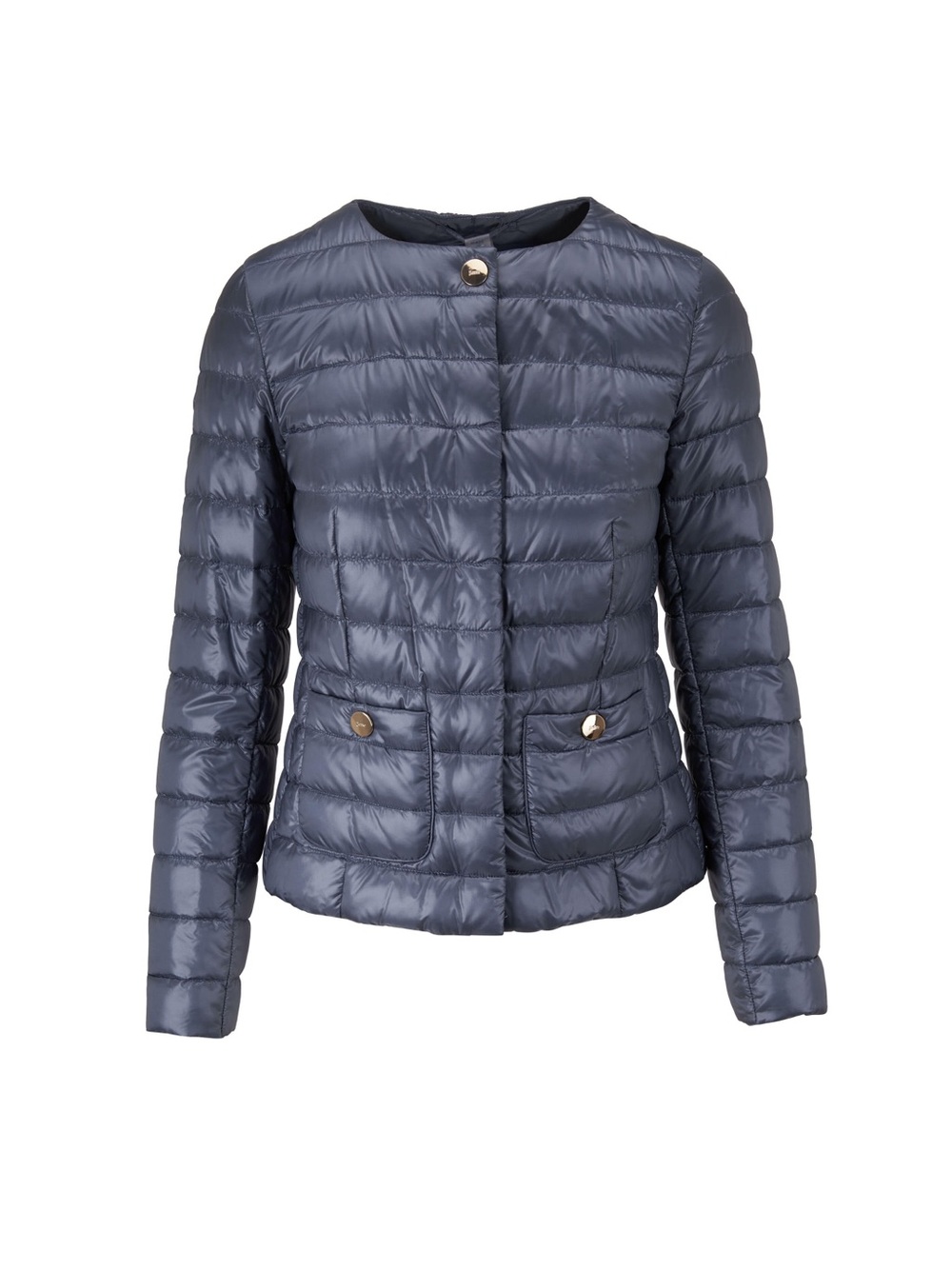 Herno Navy Quilted Lightweight Puffer Jacket Size S